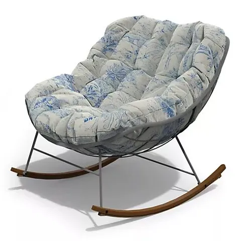MY GARDEN STORIES OSLO PADDED LARGE ROCKING CHAIR