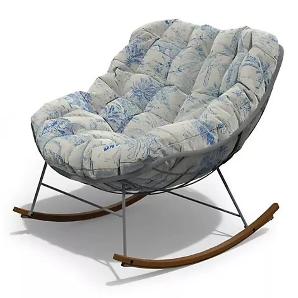 MY GARDEN STORIES OSLO PADDED LARGE ROCKING CHAIR