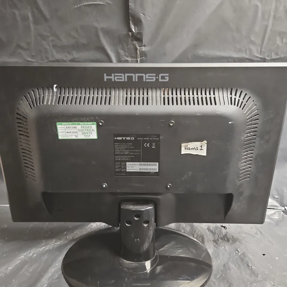 HANNS.G HE195 MONITOR – BLACK LCD DISPLAY