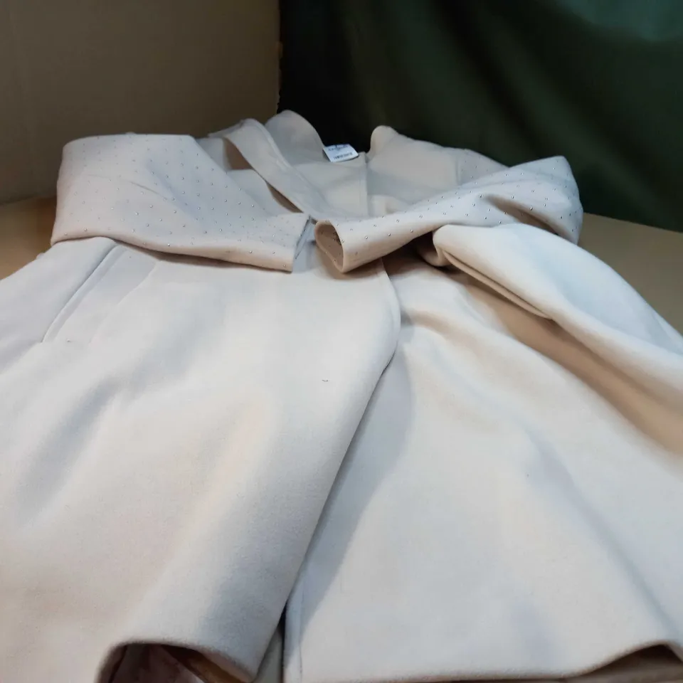 NEXT STONE/STUD DETAILED WOMENS OVERCOAT - SIZE 26