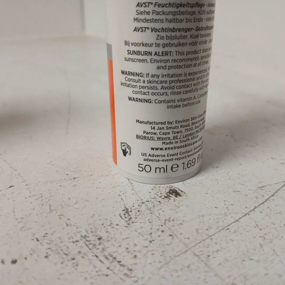 BOXED ENVIRON SKIN ESSENTIA AVST MOISTURISER 50 ML