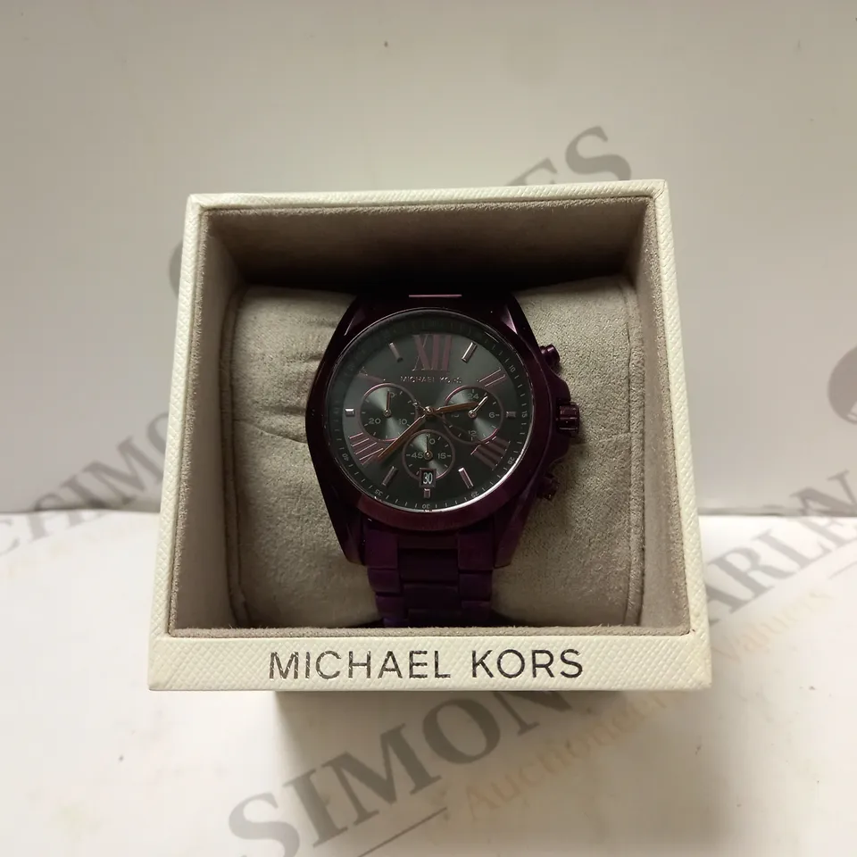 MICHAEL KORS MK6398 WATCH PURPLE LIMITED EDITION