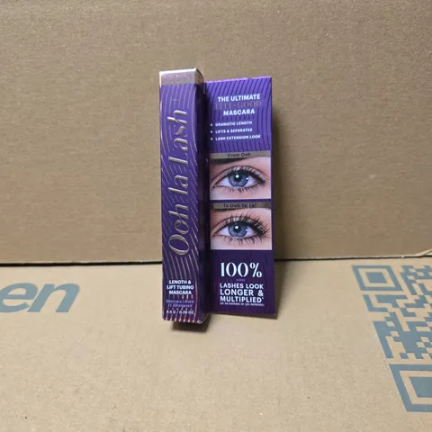 ZOEVA OOH LA LASH LENGTH AND LIFT TUBING MASCARA 8.5G BLACK