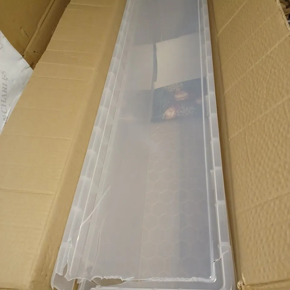 REALLY USEFUL STORAGE BOX 77 LITRE CLEAR