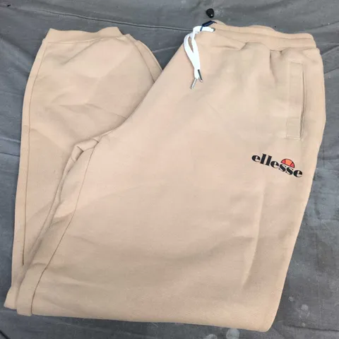 ELLESSE SWEAT BOTTOMS IN BEIGE - UK 16