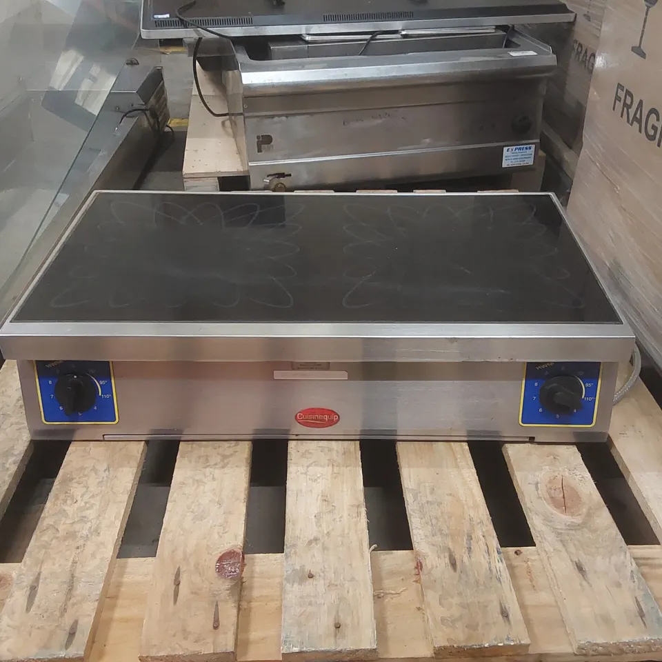 CUISINEQUIP C2S-LB TWIN ZONE COUNTERTOP INDUCTION COOKER