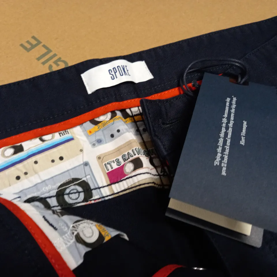 SPOKE NAVY TROUSERS - W32 L32