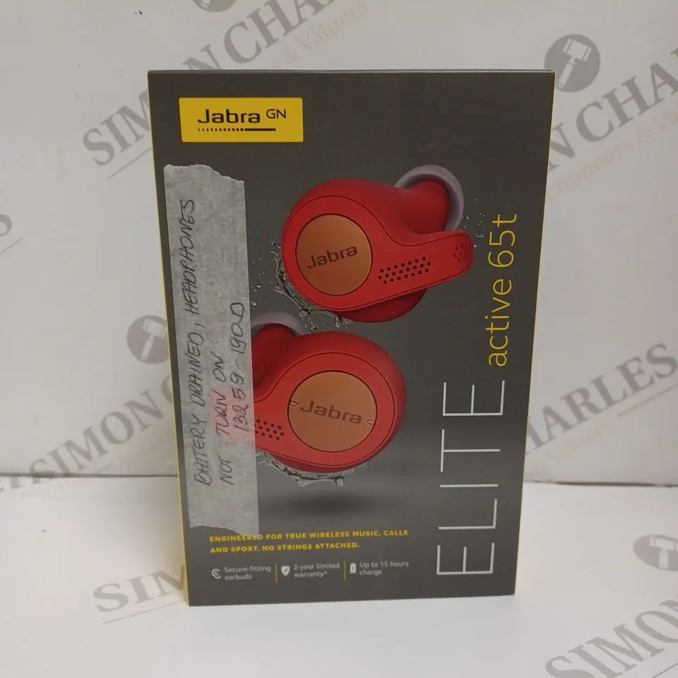 BOXED JABRA ELITE ACTIVE 65T EARBUDS