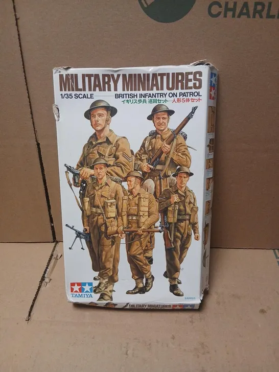 Lot 146: TAMIYA MILITARY MINIATURES 1/35 SCALE BRITISH INFANTRY ON ...