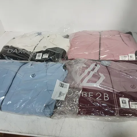 APPROXIMATELY 12 ITEMS OF BRAND NEW DARE 2 B/REGATTA CLOTHING TO INCLUDE; ICED JACKET, ISSY JACKET, GLIDING JACKET