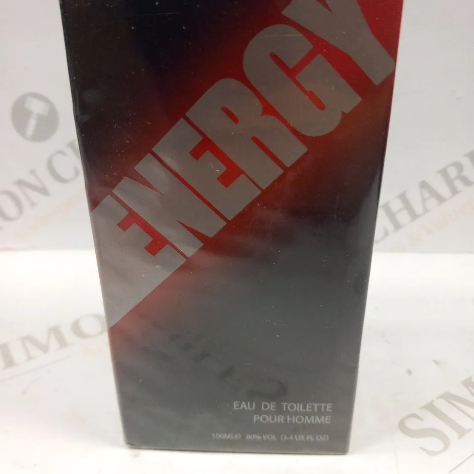 BOXED AND SEALED ENERGY EAU DE TOILETTE POUR HOME 100ML