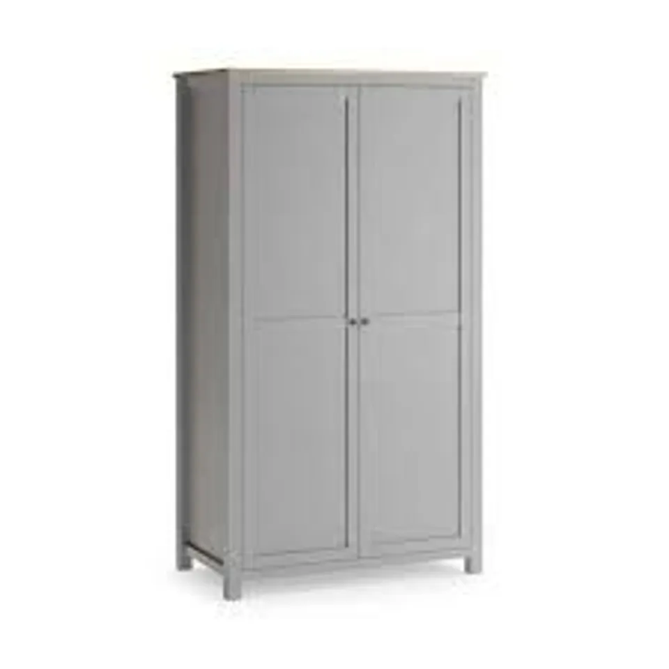 BOXED OLNEY DOUBLE WARDROBE - STONE (2 BOXES)