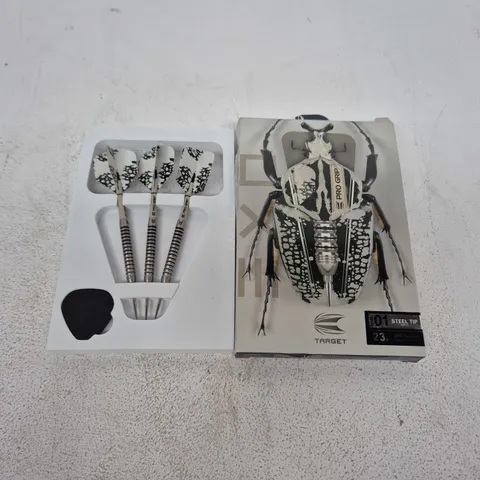 BOXED TARGET DARTS EXO 90% TUNGSTEN 23G STEEL TIP DARTS