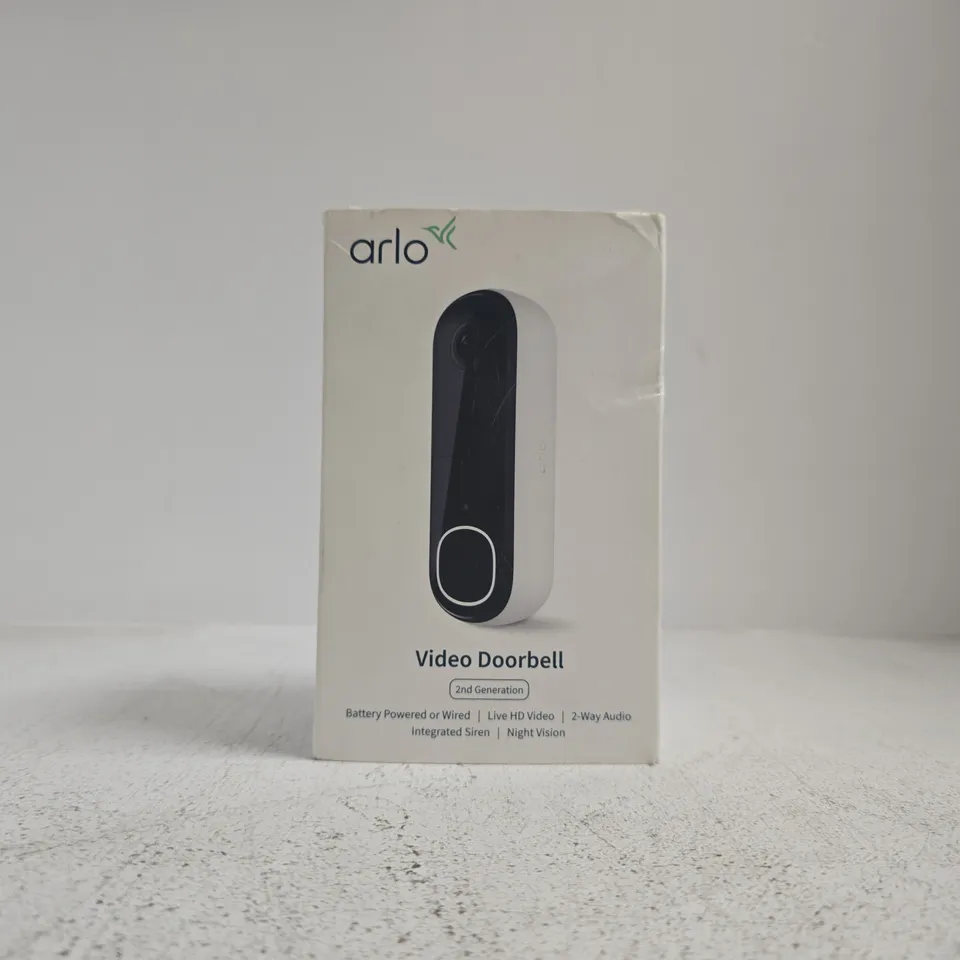 ARLO VIDEO DOORBELL 2ND GENERATION – BOXED