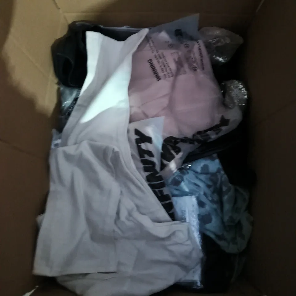 APPROXIMATELY 20 ASSORTED CLOTHING AND FASHION PRODUCTS IN VARIOUS STYLES AND SIZES - COLLECTION ONLY
