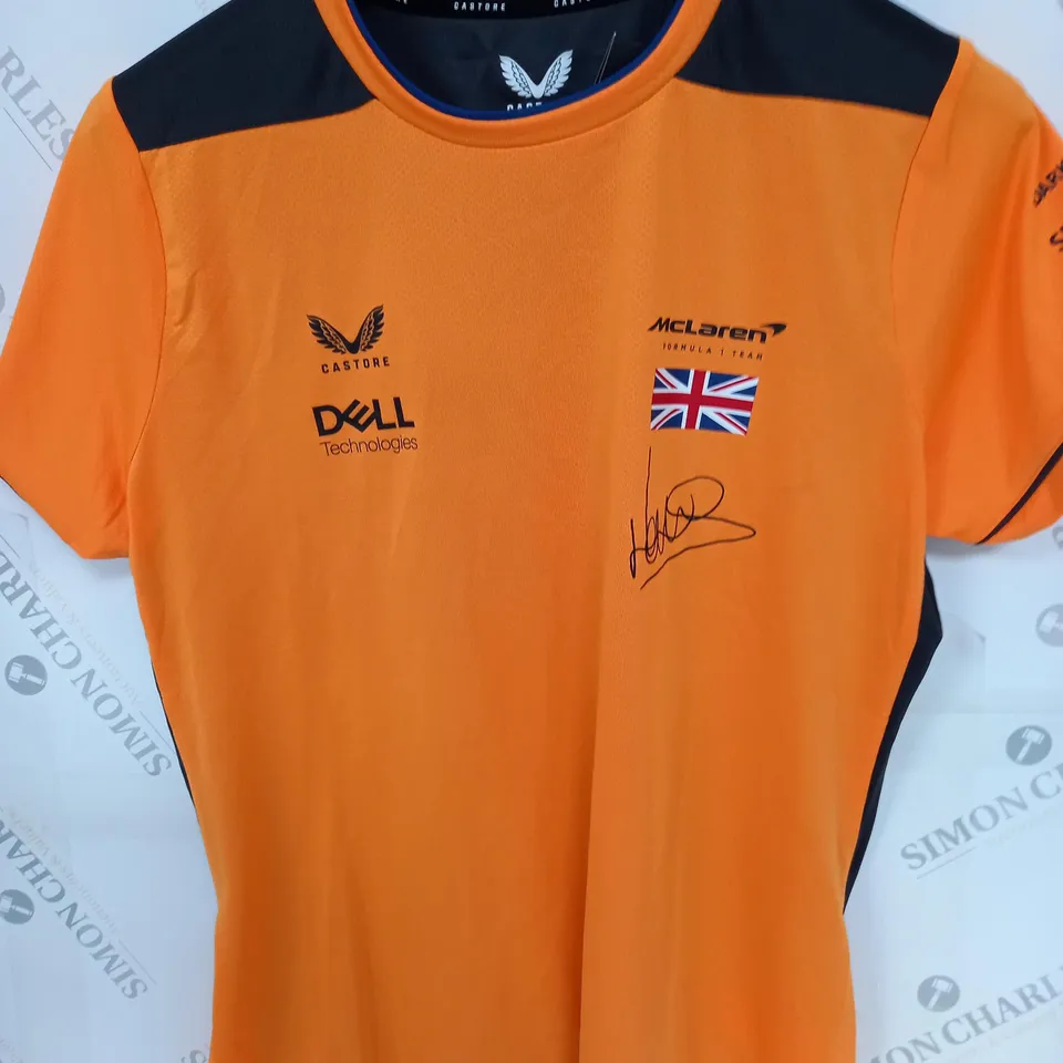 CASTORE MCLAREN LOGO T-SHIRT SIZE 16
