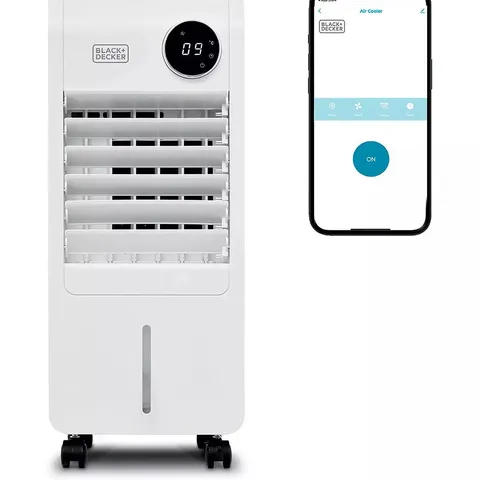 BLACK AND DECKER SMART 6L DIGITAL AIR COOLER, APP & REMOTE CONTROL, PORTABLE 