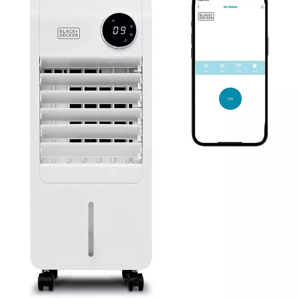 BLACK AND DECKER SMART 6L DIGITAL AIR COOLER, APP & REMOTE CONTROL, PORTABLE 