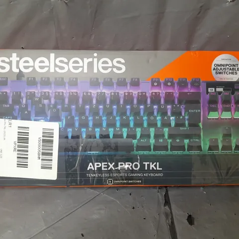 BOXED STEELSERIES APEX PRO TKL KEYBOARD