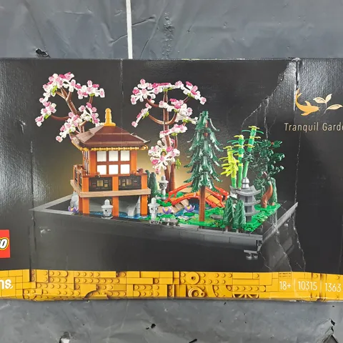 BOXED LEGO 10315 TRANQUIL GARDEN 