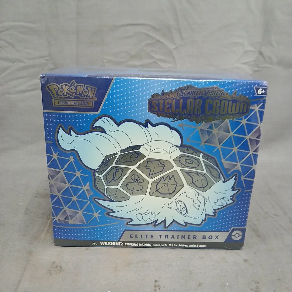 POKÉMON TRADING CARD GAME ELITE TRAINER BOX – STELLAR CROWN (SCARLET & VIOLET)
