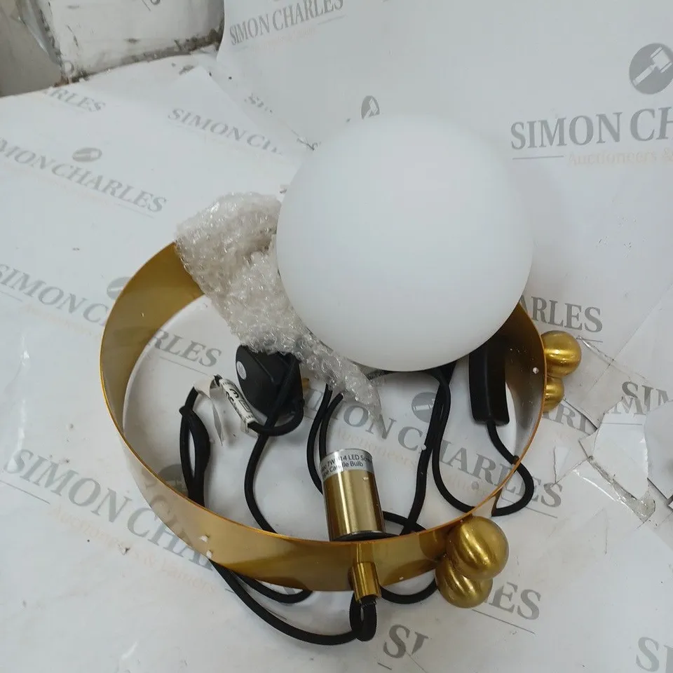 BUNDLEBERRY BY AMANDA HOLDEN ROUND METAL TABLE LAMP