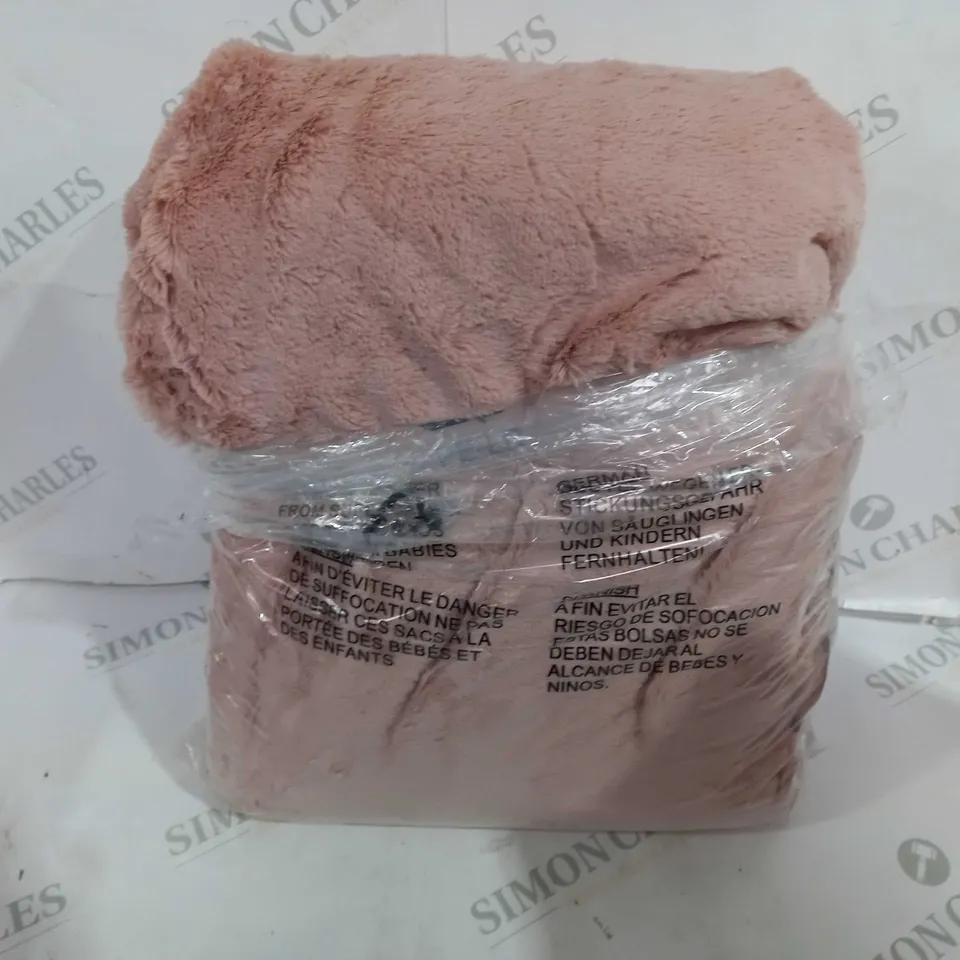 COZEE HOME HEATED BLANKET IN PINK