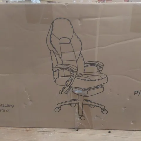 BOXED IWMH OFFICE GAMING CHAIR - BLACK
