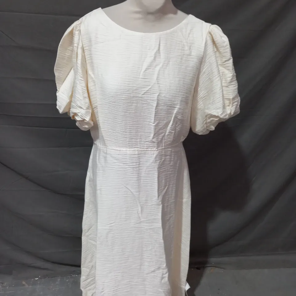 NOBODYS CHILD PETITE ZOLA SS MIDAXI DRESS PLAIN - UK 14