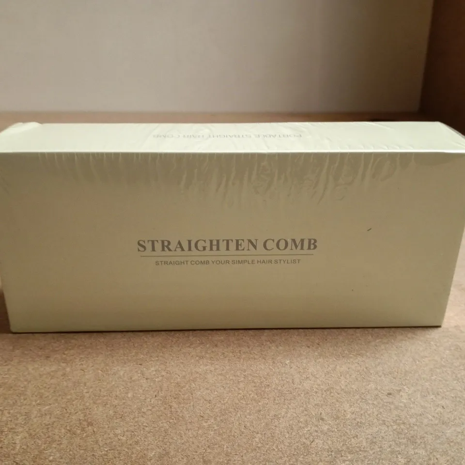 SEALED STRAIGHTEN COMB HAIR STYLING DEVICE – BOXED 