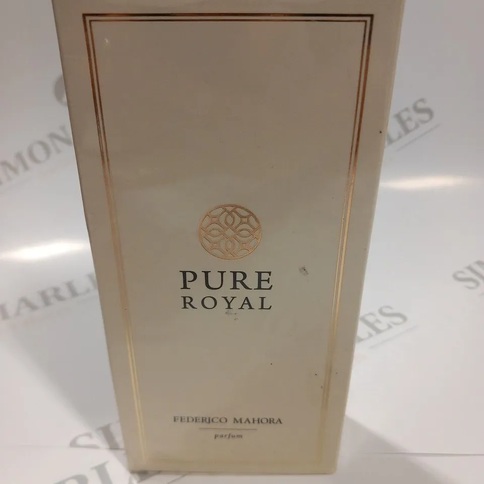 BOXED AND SEALED FEDERICO MAHORA PURE ROYAL PARFUM 50ML