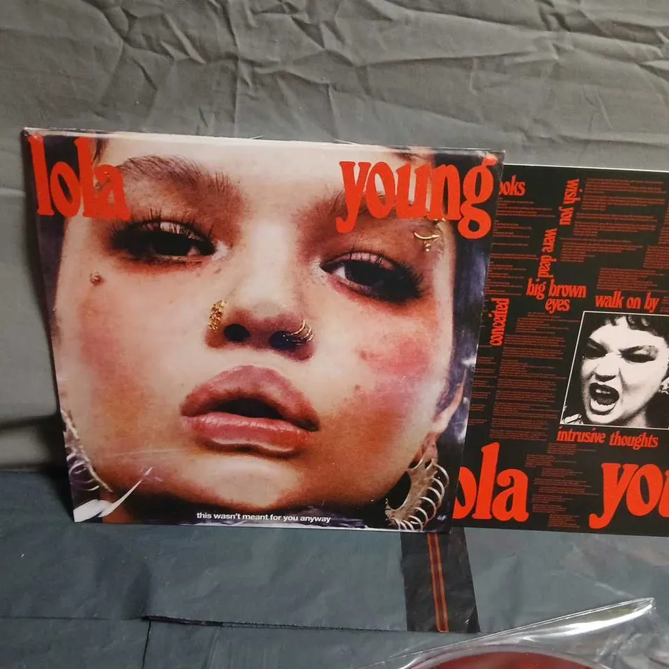 LOLA YOUNG THIS WASN’T MEANT FOR YOU ANYWAY BAD WORLD BLOOD VINYL LIQUID LP