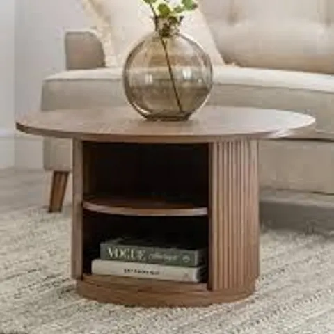 CARINA COFFEE TABLE - MID OAK - COLLECTION ONLY