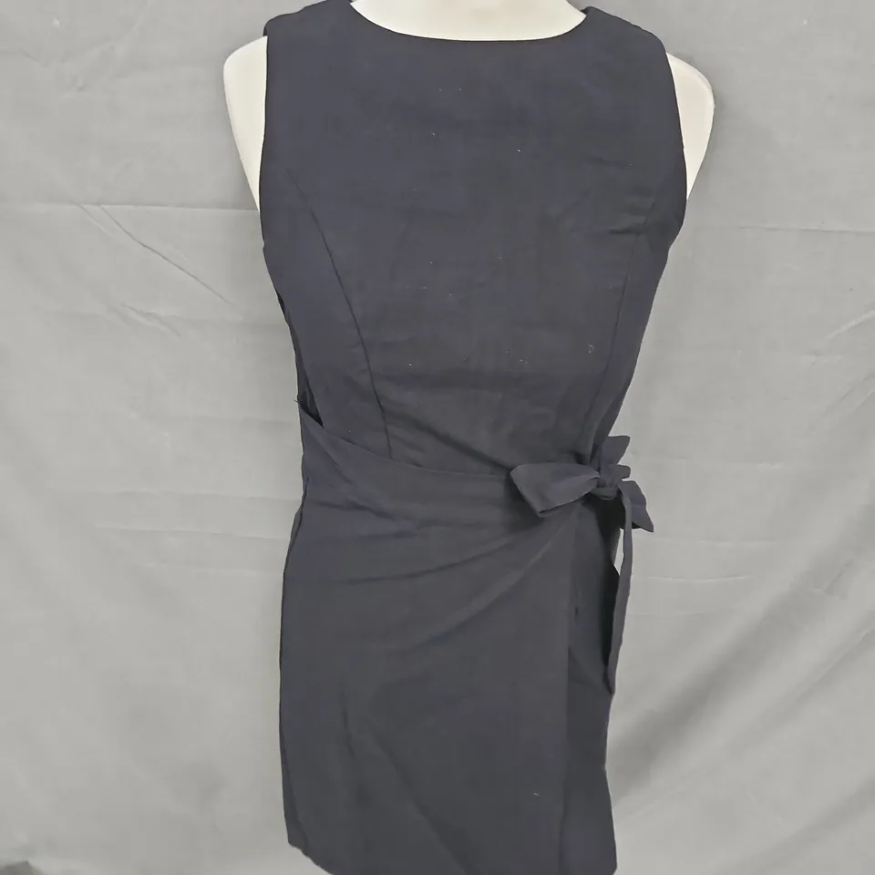 NOBODY'S CHILD LOTTE MINI DRESS IN BLACK SIZE 4