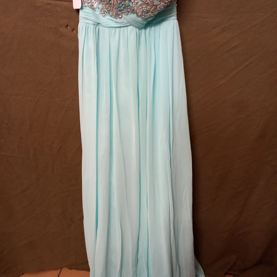 CAPTURE HERMIONE TOURQOUISE DRESS - SIZE 4