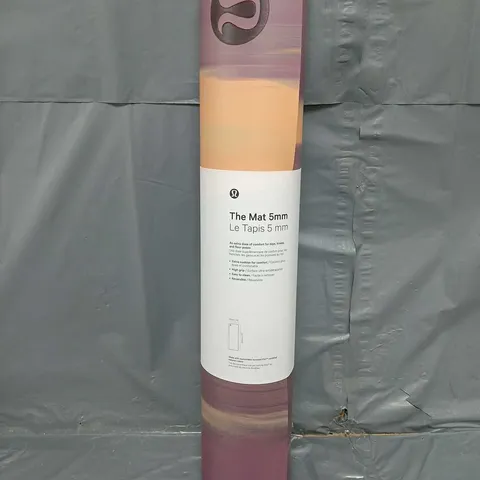 LULULEMON THE MAT 5MM IN PURPLE MULTI