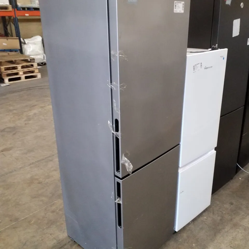 HOOVER FREESTANDING FRIDGE FREEZER SILVER - UNPROCESSED RAW RETURN