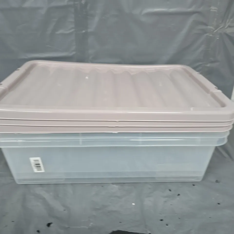 SET OF 3 STORAGE TUBS - COLLECTION ONLY