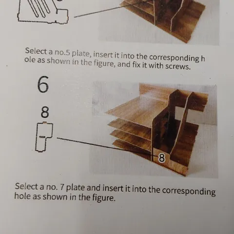 BOXED WOODEN DESK TIDY (1 BOX)