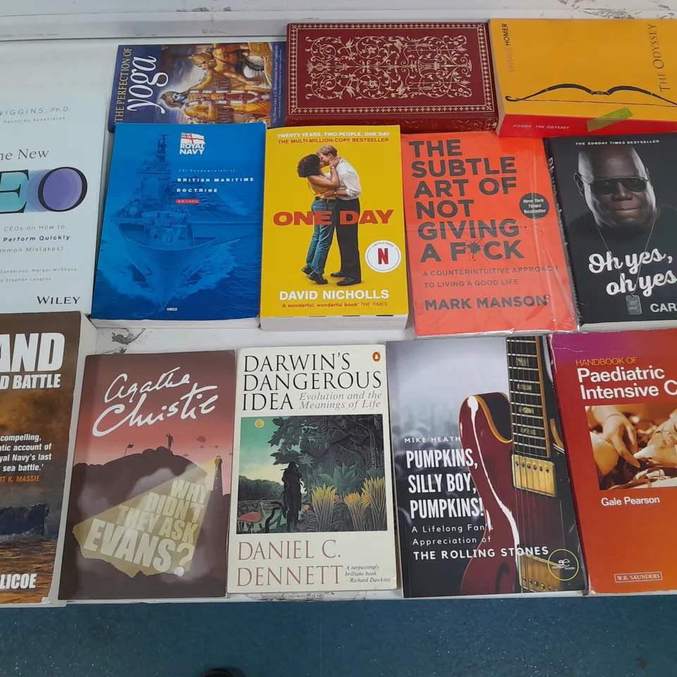 LARGE QUANTITY OF ASSORTED BOOKS TO INCLUDE WORKING WITH EMOTIONAL INTELLIGENCE, TRUST AND ASAKO YUZUKI BUTTER