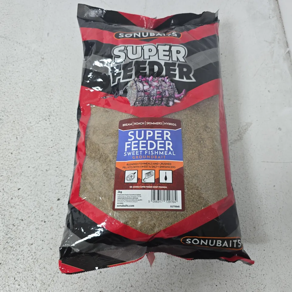 SONUBAITS SUPER FEEDER SWEET FISHMEAL GROUNDBAIT (2KG) - COLLECTION ONLY