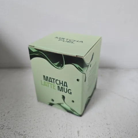MATCHA LATTE MUG β GREEN WITH LID (MATCHA FUEL)