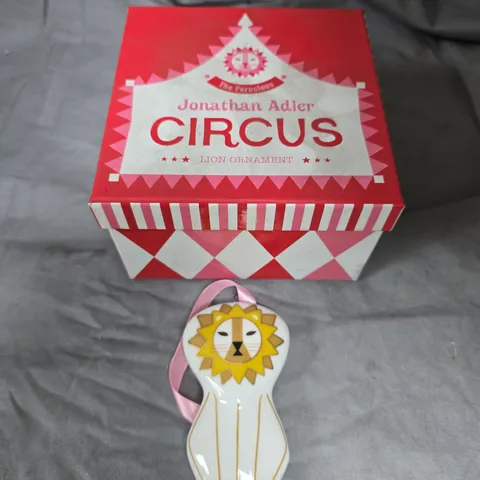 JONATHAN ADLER CIRCUS LION HANGING ORNAMENT 