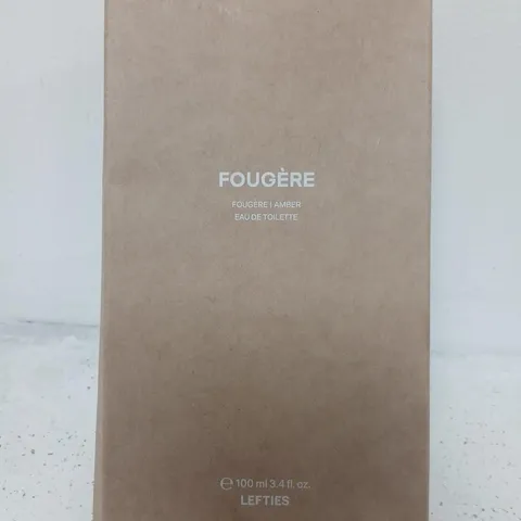 FOUGΓRE AMBER EAU DE TOILETTE 100 ML β LEFTIES