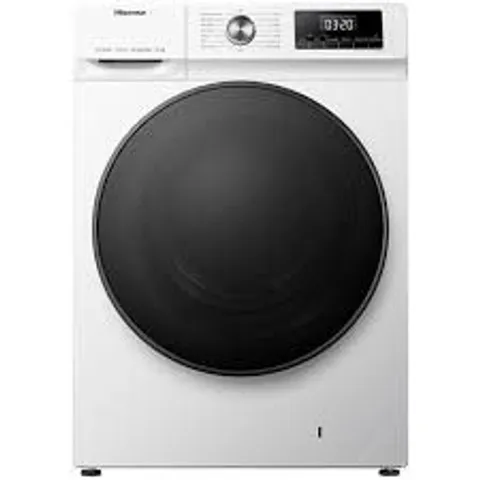 PACKAGED HISENSE 3 SERIES WFQA1014EVJM 10KG WASHING MACHINE WITH 1400 RPM - WHITE - A RATED