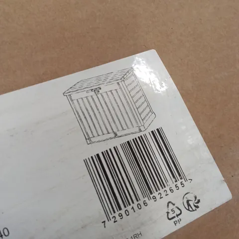 BOXED KETER STORE IT OUT MAX GARDEN STORAGE (1 BOX)
