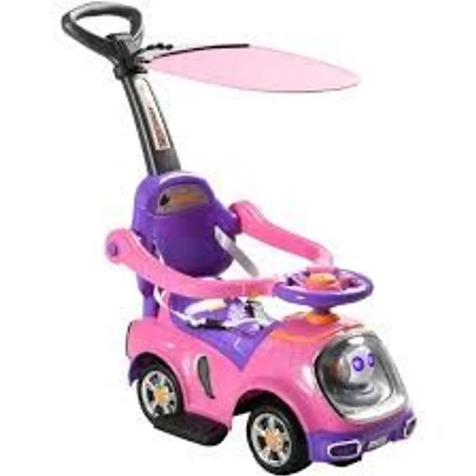 BOXED FREEPORT PARK 1 SEATER PUSH/PULL RIDE ON