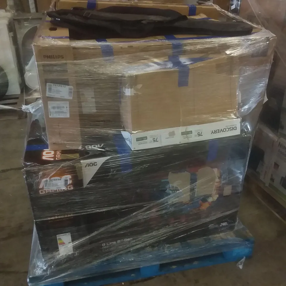 PALLET OF APPROXIMATELY 13 ASSORTED MONITORS INCLUDING 