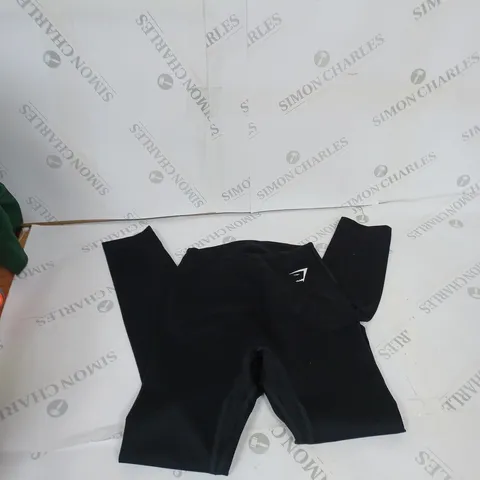 GYMSHARK XS LEGGINGS BLACK