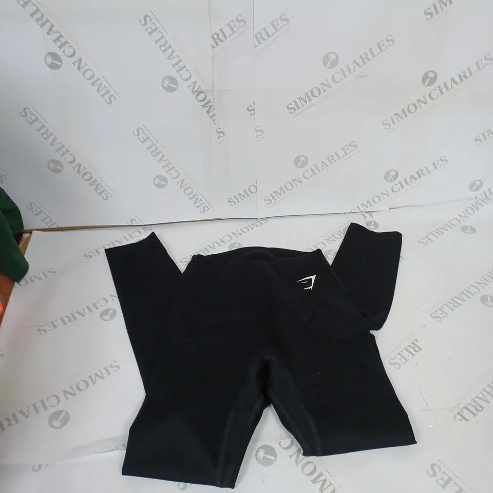 GYMSHARK XS LEGGINGS BLACK